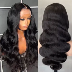 24inch, 13 x 4 Lace frontal wig 100% Human Hair, 11A