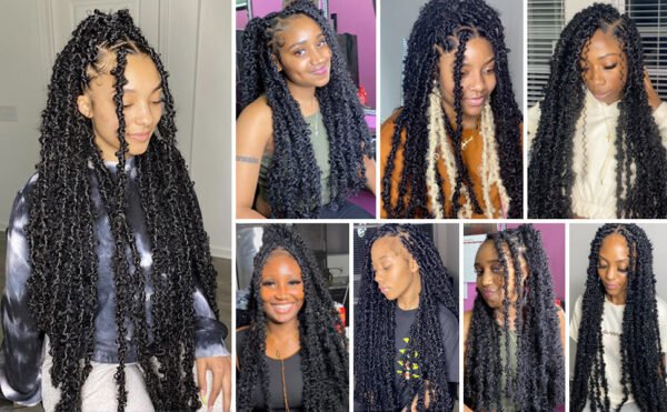 Twisted Fluffy Goddess Butterfly Soft Locs Crochet Braids