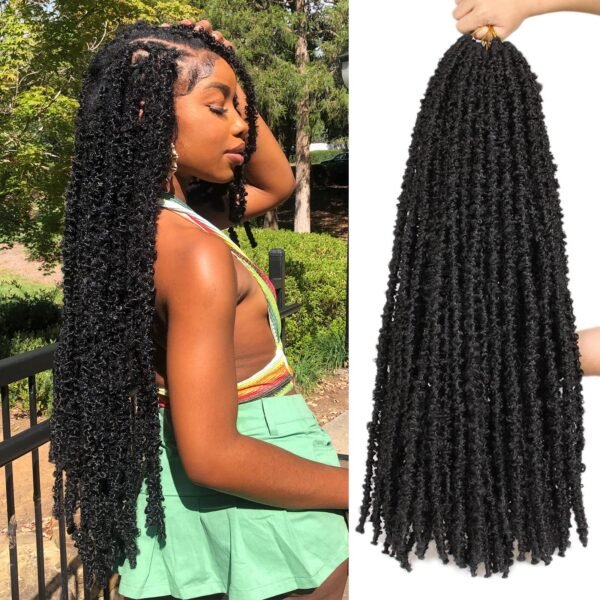 Twisted Fluffy Goddess Butterfly Soft Locs Crochet Braids