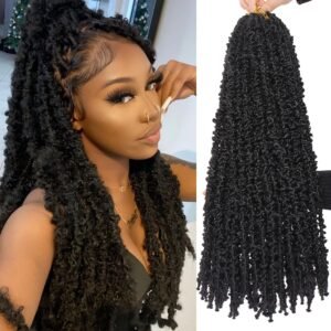 Twisted Fluffy Goddess Butterfly Soft Locs Crochet Braids