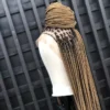 Knotless braided wig for black women handmade 13*6 lace front glueless