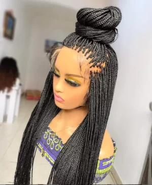 Braided wig, box braided wig lace wig