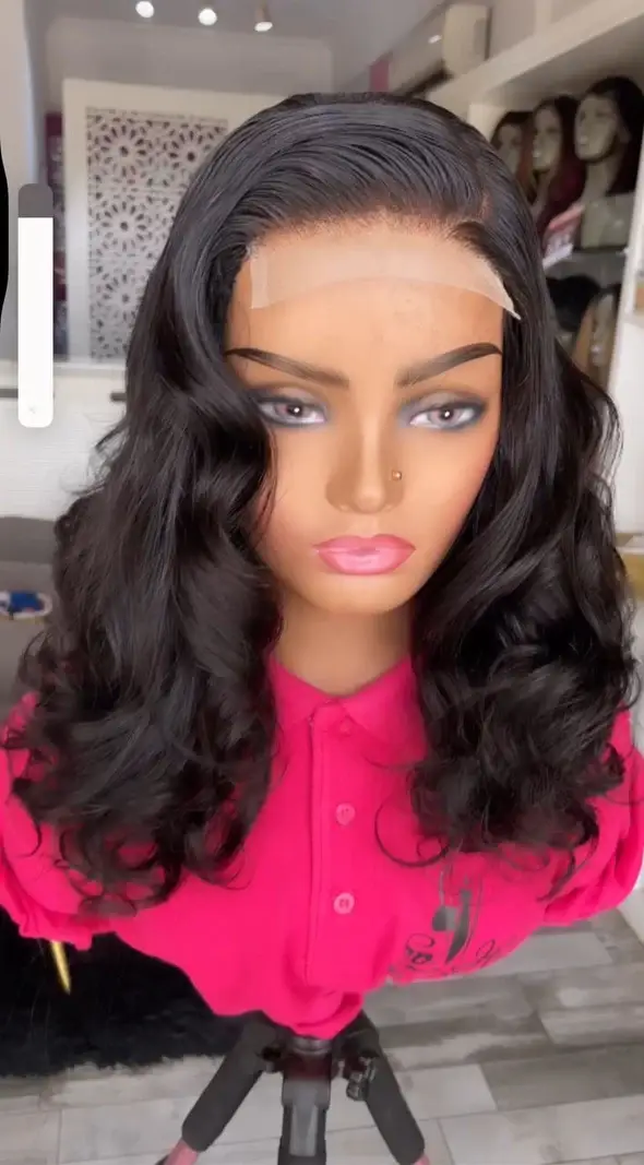 Bouncy Curl 100% Human Hair Wig